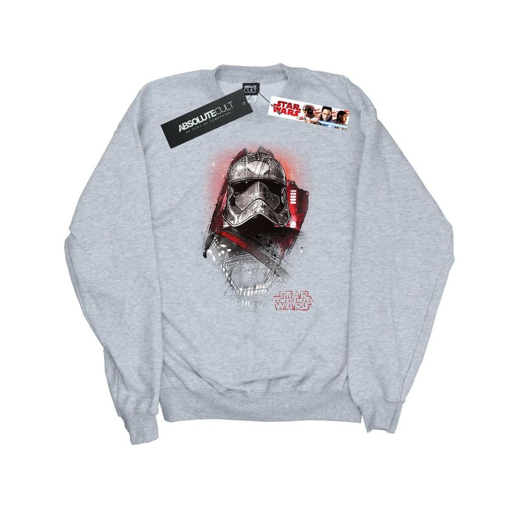 Star Wars Mens The Last Jedi Captain Phasma Brushed Sweatshirt