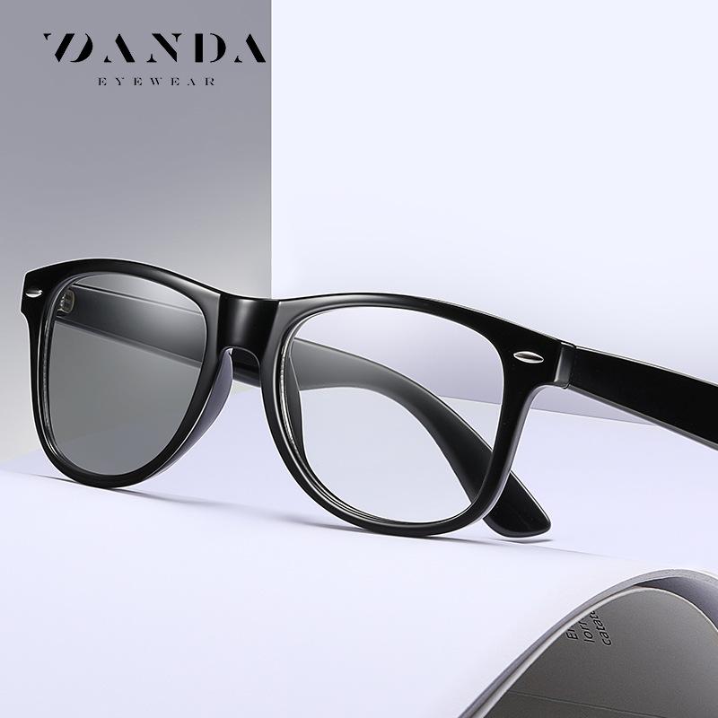 Intelligent light-sensing anti-blue light photochromic glasses BS2140Classic MiDing model computer glasses, outdoor UV protection eyewear