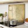 Tempered Glass Kitchen Board with Old World Map Graphic 60x52 cm