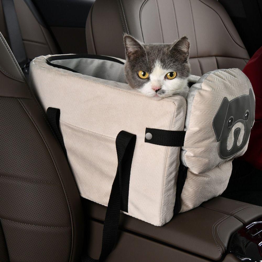 Multifunction Large Capacity Pet Car Seat Breathable Adjustable Harness Car Safety Seat Foldable Pet Car Luggage Travel