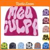 Colorful Mea Culpa Beanies Knit Cap Keep Cozy And Fashion-forward