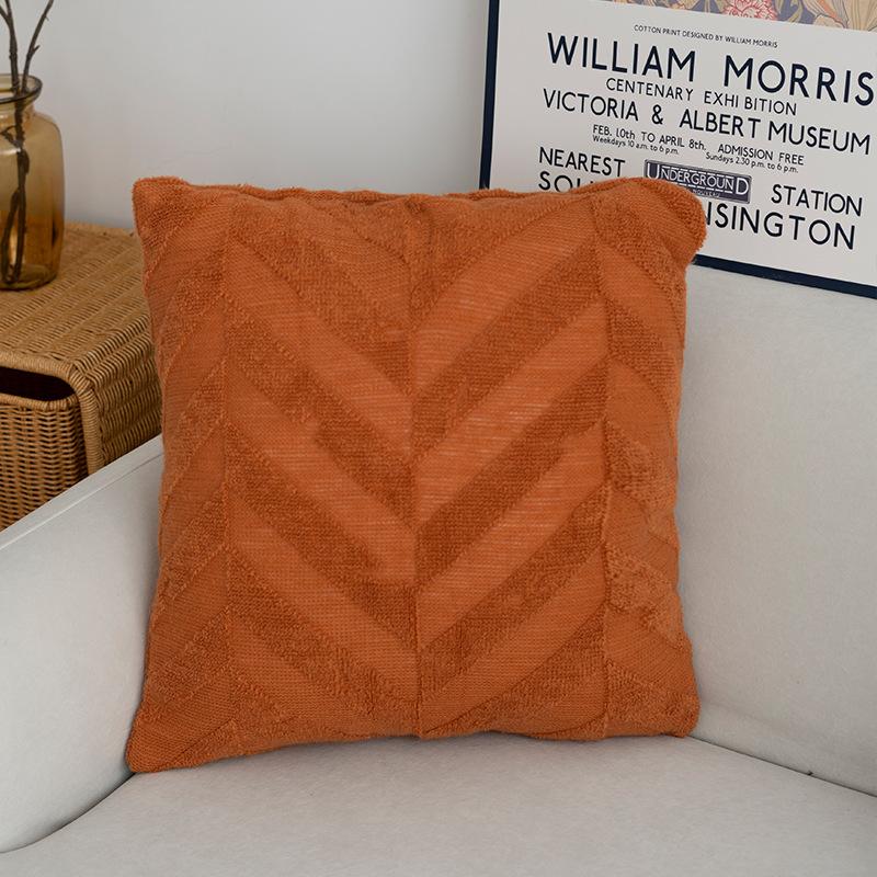 Nordic Versatile Solid Color Pillowcase Bed and Breakfast Hotel Cushion Cover Living Room Sofa Bed Nap Large Pillow Waist Pillow