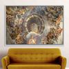 Classic Fresco In The Room Of The Giants Poster Canvas Paintings Decoration Vintage Wall Art For Living Room Home Office Decor