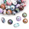 Акриловые бусины с цветным покрытием в стиле фэнтези, шаровые подвески для DIY, ожерелье, браслет, серьги, изготовление ювелирных изделий