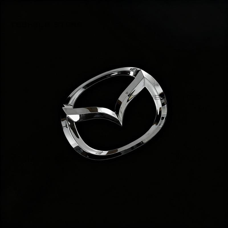 Для Mazda 3 2014-2015 2016 2024 2025 Автомобильная наклейка-логотип на передний капот Стайлинг Автомобильный кузов Задний значок багажника с изгибом Аксессуары vzcfk11