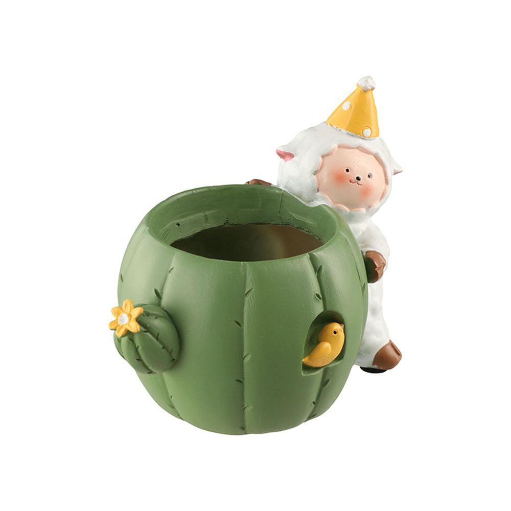 Gardening Room Decor Cartoon Animal Ornaments Pencil Stand Container School Office Supplies