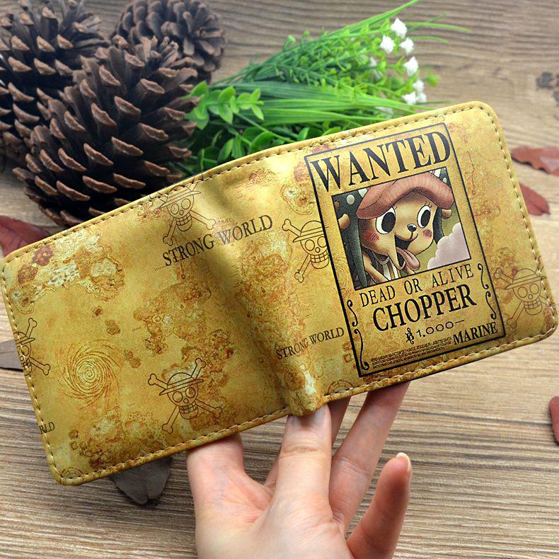 Кошелек для монет и держатель для карт на молнии из аниме One Piece