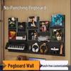 Настенный дисплей Pegboard для киберспорта: DIY Наушники, Клавиатура, Хранение Фотографий Джея Чоу, Настенный Кронштейн Без Отверстий