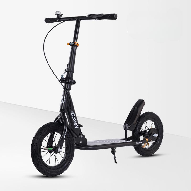 High Stand Adult Scooter for 6-18 Year Olds Foldable Pedal Bicycle for Children Youth City Scooter Bicycle for Boy & Girl Kids