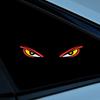 Vibration Lights on Car Warning Light Wireless Solar Car Atmosphere Light Cool EYE Ambient Lights