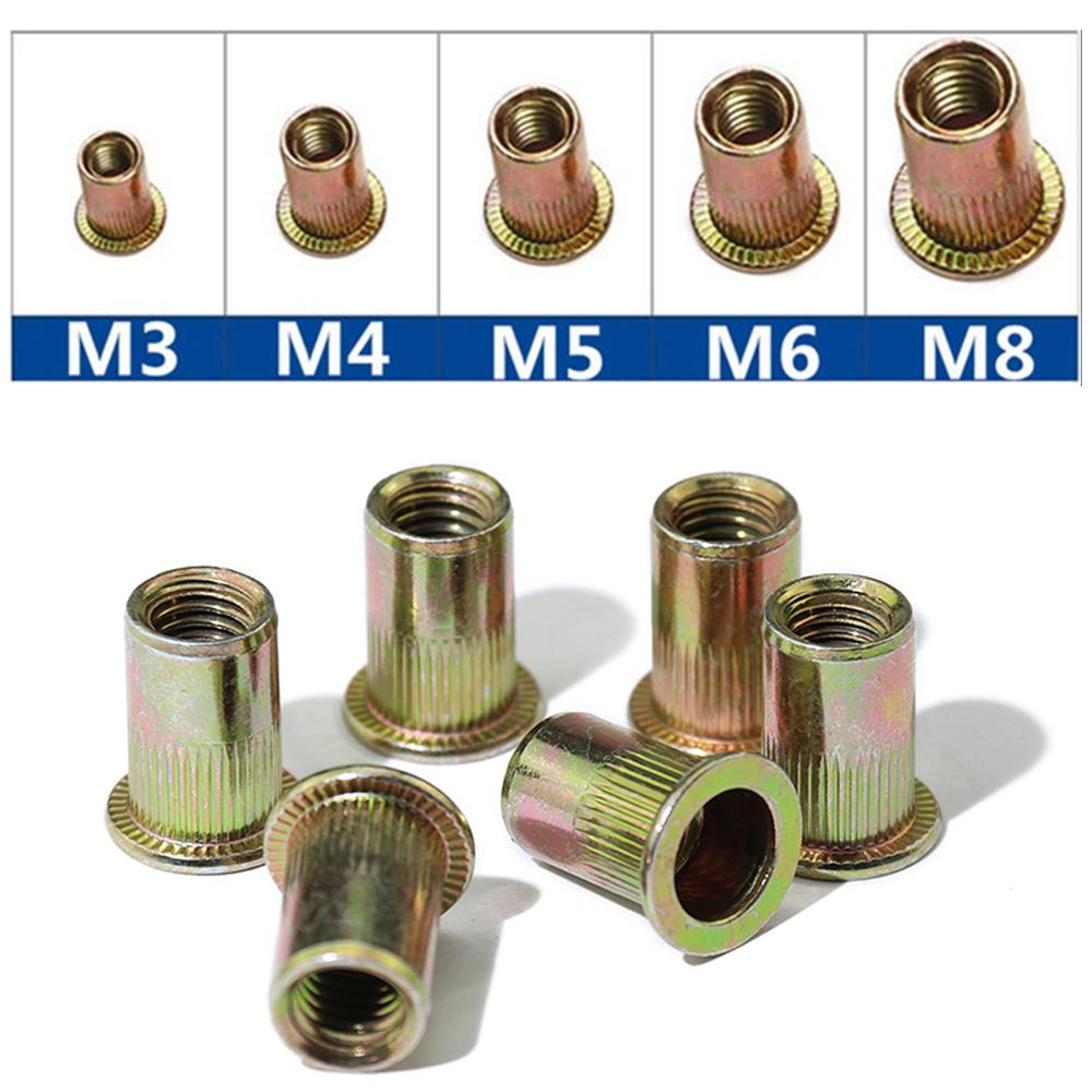 Size Collocation Insert Nutsert Cap Home Improvement Hardware Flat Head Nuts Fastener Rivet Nuts