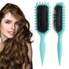 1pc Nylon Bristle Curl Defining Styling Brush for Dry Hair, Anti-frizz Detangling Hairbrush for Men and Women, Enhances Curl Definition and Separation