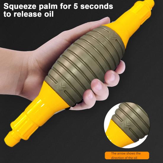 Портативный ручной насос для перекачки топлива с гибким шлангом, простой в использовании, многоразовый, универсальный сифонный насос, насос для перекачки жидкости