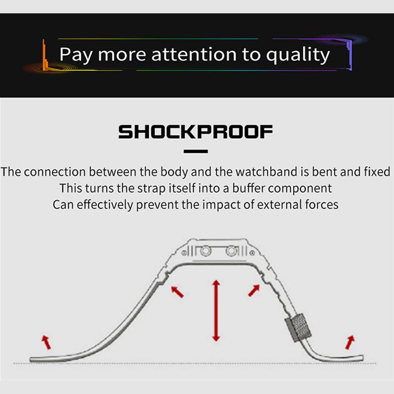 New Product SANDA Cool Trend Special Forces Watch Men's Waterproof Luminous Magic Sports Electronic Watch