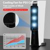 Охлаждающий вентилятор USB 3.0 Охлаждающие игровые аксессуары Тихий вентилятор-кулер Светодиодная подсветка 5500 об/мин с 3 вентиляторами для PS5 (дисковая и цифровая версии)