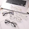 UV Protection Polygon Double Frame Anti Blue Light Eyeglasses Flat Mirror Eyewear Reading Glasses