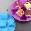 Silicone Mold House Shape for Brownies Chocolate Jelly Pudding Cupcake Ice-cream