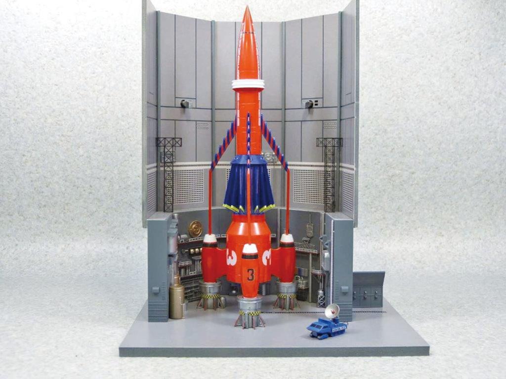 Aoshima Bunka Kyozaisha Thunderbird Thunderbird 3 Launch Base Series Plastic Model No.12 & 1/350