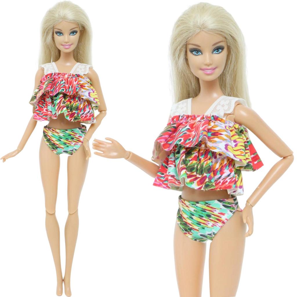 Кукла-бикини 1/6, Купальники для кукол, пляжный купальник, одежда для куклы Барби, игрушки для девочек