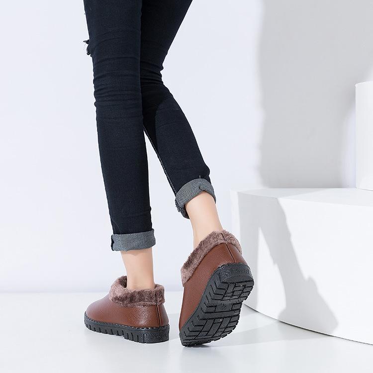 Горячая распродажа женские зимние сапоги из натурального меха лисы модные сапоги для женщин высококачественные зимние ботильоны из натуральной коровьей кожи dfv3