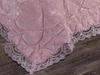 Ayzer Velvet Comforter Set 6pcs, Comforter 240x250, Sheet, Pillowcase 50x70, Double Size, Powder
