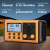 Многофункциональное портативное радио 10000 мАч DAB FM Аварийное радио Беспроводной динамик Солнечная/Ручная зарядка телефона с фонариком
