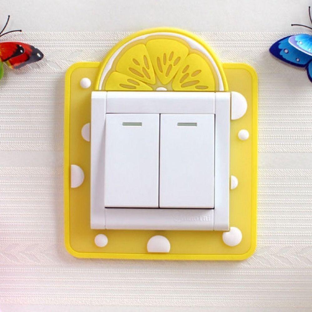 Animal Silicone Switch Sticker Dust Protective Decoration Stickers Cute Luminous Switch Cover Room