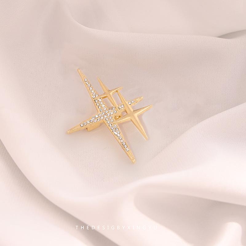 Элегантная брошь в виде золотого жемчужного колоса: Универсальный, Высококлассный Аксессуар для Женщин