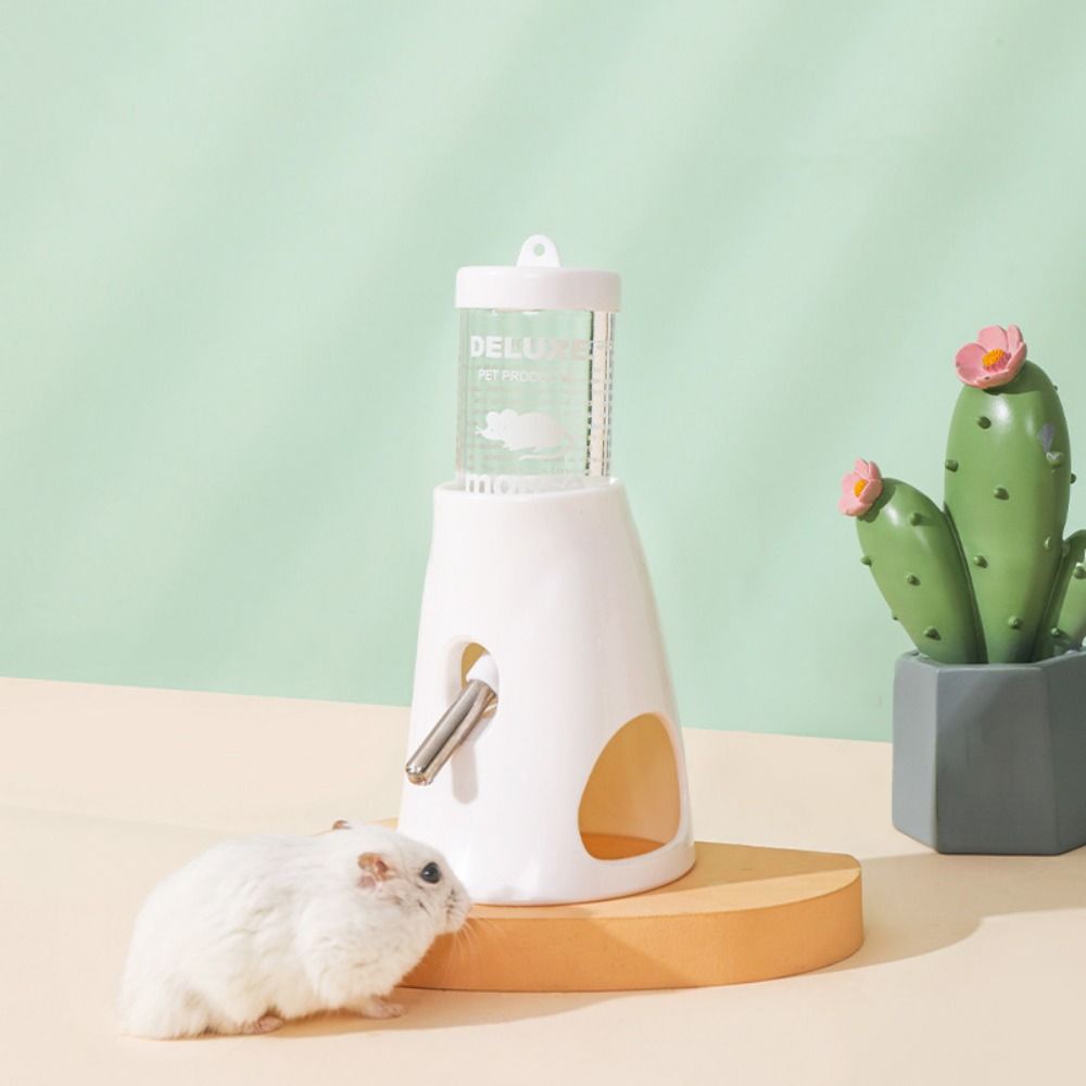 Двойной шарик Хомяк Бутылки для воды Пластик Хомяк Автоматическая Поилка Морская свинка