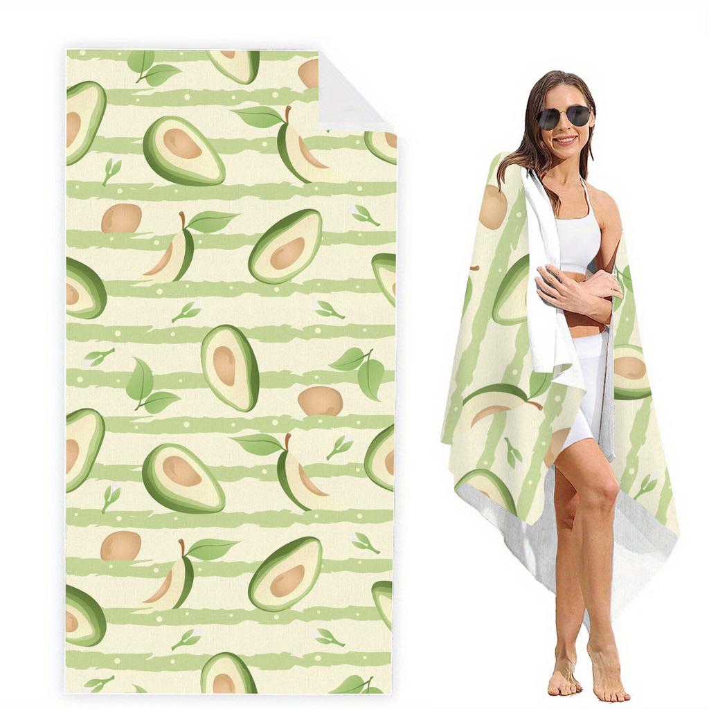 Multipurpose Polyester Beach Towel - Ideal for Swimming, Fitness, Camping, Yoga, Travel and Beach Activities