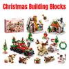 Christmas Theme Building Blocks Diy City Friends Tree House Bricks Toys For Children Xmas Gifts