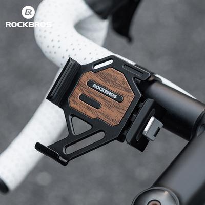 Rockbros Держатель для телефона Мотоцикл Электровелосипед Держатель для смартфона Кольцо-зажим Тип 360° Вращающийся Быстросъемный Амортизирующий