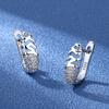 Серьги-гвоздики из серебра 925 пробы, женская мода, милые, крошечные, с прозрачным кристаллом и фианитом, подарок для девочек, подростков, женщин, новые