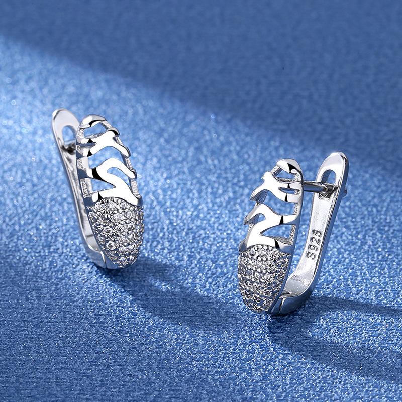 Серьги-гвоздики из серебра 925 пробы, женская мода, милые, крошечные, с прозрачным кристаллом и фианитом, подарок для девочек, подростков, женщин, новые