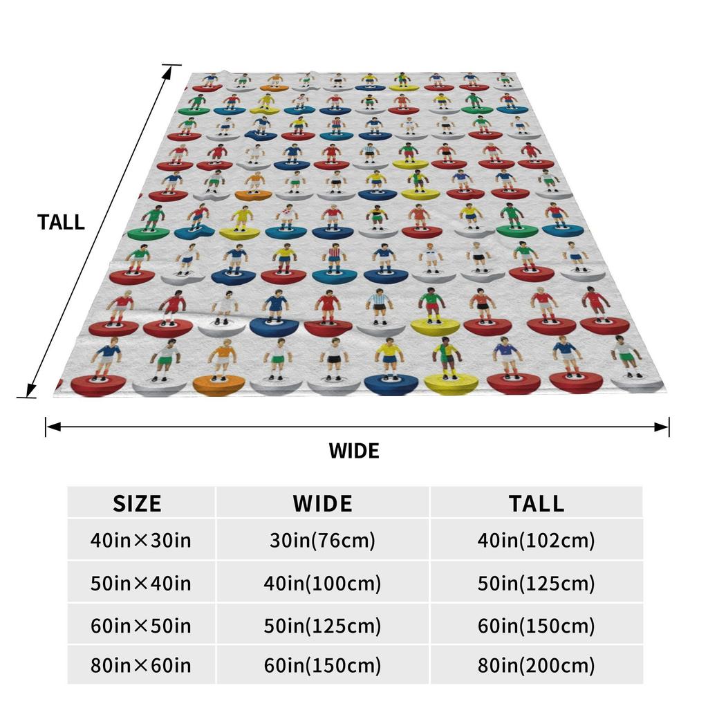 Плед для игроков в Subbuteo Мягкий Теплый Фланелевый Плед Покрывало для Кровати Гостиной Пикника Путешествия Дома Дивана