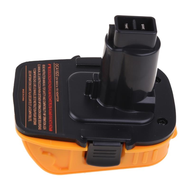 Адаптер 20 В DCA1820 для аккумулятора к 18 В инструментам. Преобразование 20 В литиевой батареи в 18 В батарею Dc9096