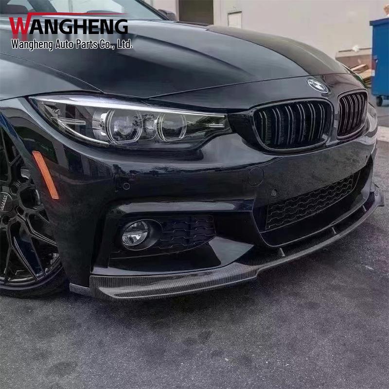 Передний сплиттер-диффузор-спойлер из углеродного волокна для BMW 4 серии F32 F33 F36