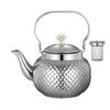 Stainsless Steels Teas Pots with Infuser Water Kettles Round Coffee Teas Pots Stovetop Kettles for Loose and Teas Bag