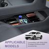 Для Honda Prologue EV / Acura ZDX 2024 2025 Органайзер для дна центральной консоли Напольный ящик для хранения Лоток Отсек Автомобильные аксессуары