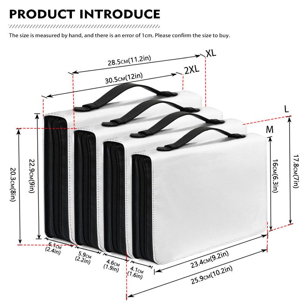 Обложка Библии с ручкой, прочный защитный чехол для переноски церковных писаний, портативная сумка для хранения христианских книг из искусственной кожи для женщин, девушек и мужчин