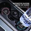 YAMON1 Non Slip Car Coaster Mats (2PCS): Silicone PVC Water Cup Slot Pads Tailored for Citroen C4/C3/C5/C1/DS4/Berlingo/Picasso/Jumper