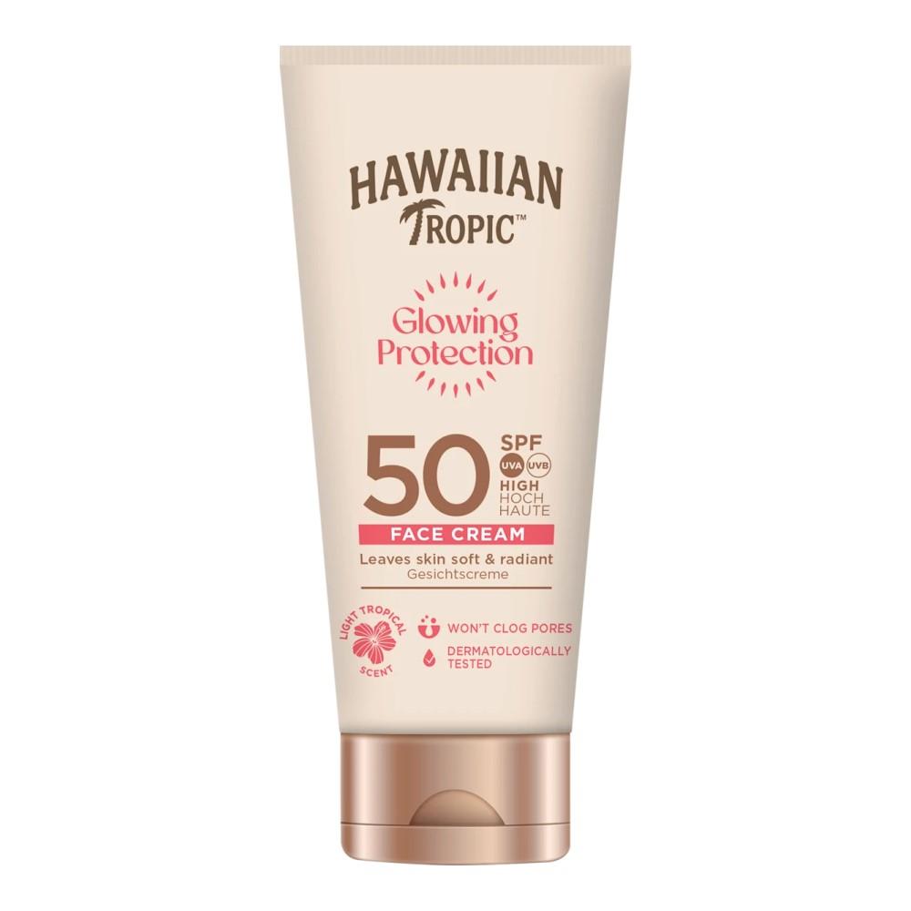 Hawaiian Tropic Glowing Protection Face Sun Cream Spf 50 50Ml
