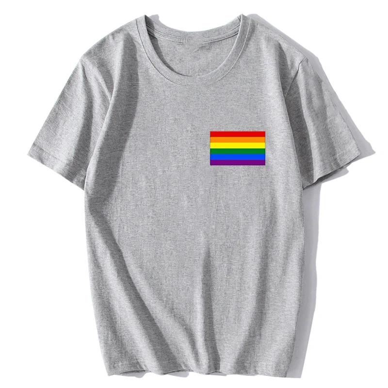 Gay Pride Flag T Shirt Lesbian Rainbow Lgbt Tshirt Print T-shirt Man/WoCasual Tee T Shirt Unisex Clothing Love Is Love Lgbt