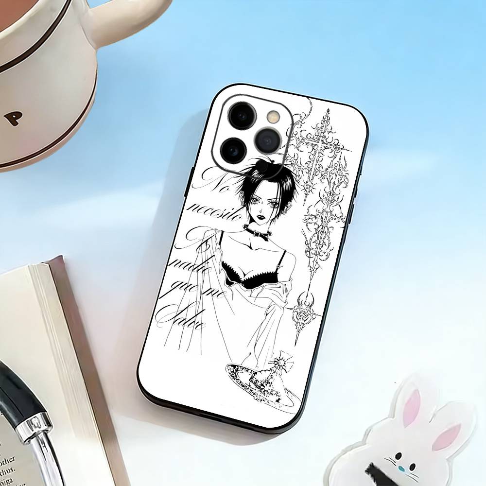 NN-NANA Силиконовый Мягкий Чехол Для Телефона Для IPhone 17 16 15 14 13 12 11 X XR Plus Pro Max Plus