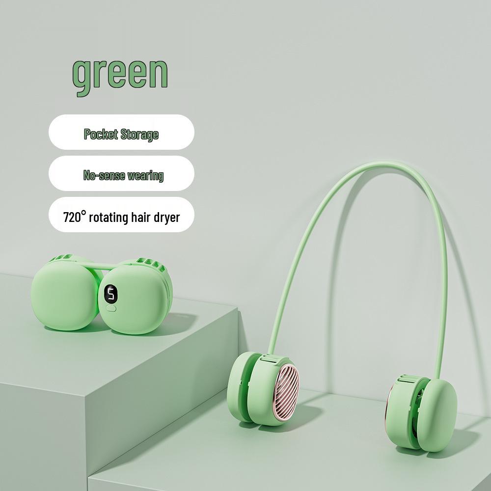 Douyin USB Charging Mini Lanyard Fan for Students and Children