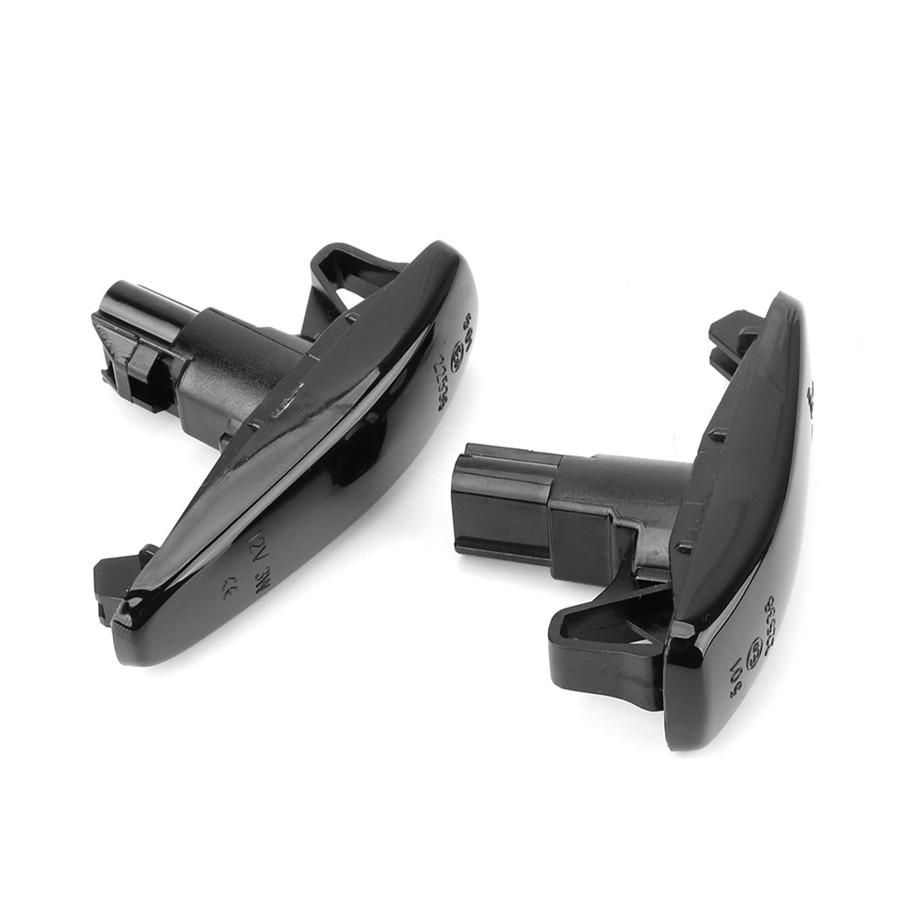 Для Mitsubishi Lancer 2x LED Боковой Динамический Бегущий Огонь Маркер Указатель Поворота