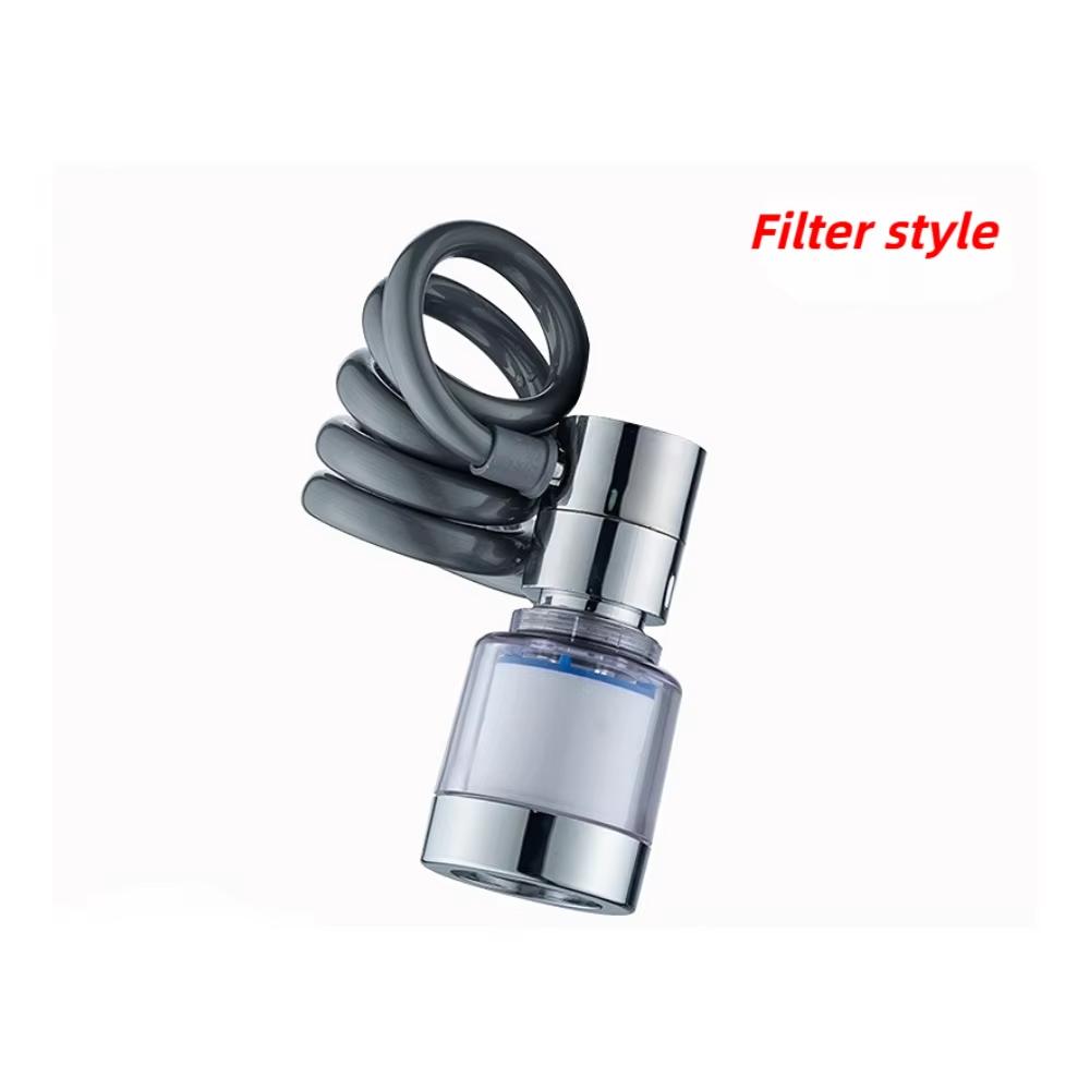 Kitchen Faucet Extender with Stretchable Hose Bathroom Sink Sprayer 3 Modes Faucet Sprayer Attachment Faucet Extender Aerator