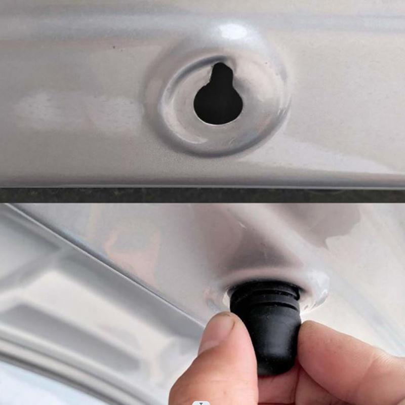 2Pcs Car Rubber Bumper Bonnet Hood Lid Stop Buffer Tailgate Cushion ADM