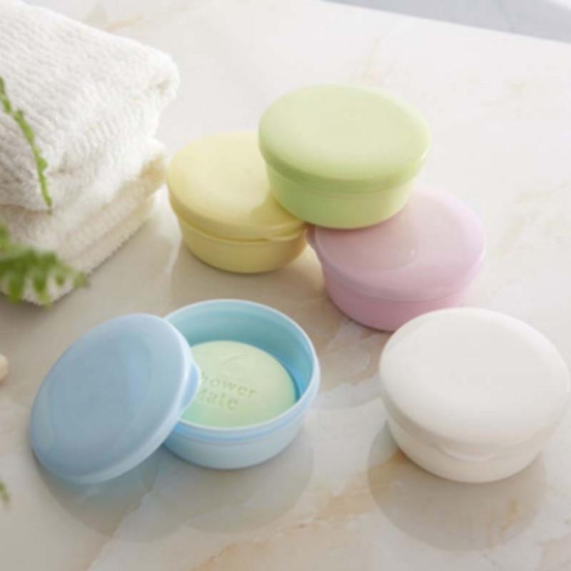 Креативная портативная мыльница для путешествий в ванной комнате с держателем для мыла с крышкой