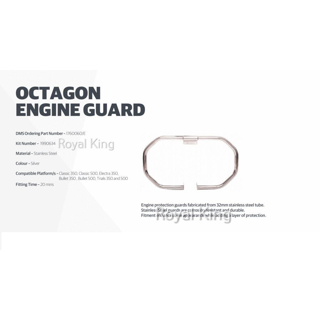 Royal Enfield Classic, Bullet, Electra "Octagon Engine Guard"